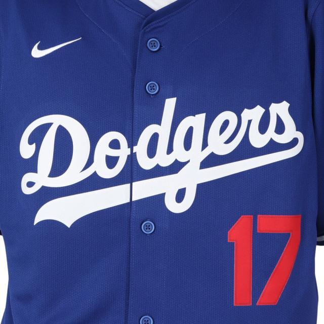 エムエルビー(MLB)ドジャース 大谷翔平 リミテッドユニフォーム オルトネイト2 ブルー LM25-LDA2-LD9-HU4…_8
