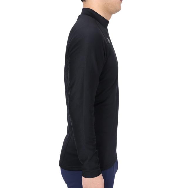 DESCENTE - 新品 M DESCENTE golf sleeve shirt ハイネック 黒 タートルネック起毛長袖シャツ | デサントゴルフ公式