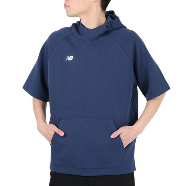ニューバランス(new balance)野球ウェア BP フリースフーディ ショートスリーブトップ MT41708NNY(Me…