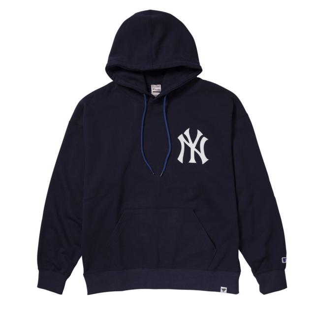 エムエルビー(MLB)スタンダードエンブレムロゴ フーディー ML0625FW0004-NVY(Men’s)