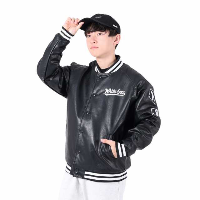 ファナティクス(Fanatics)野球ウェア ジャケット PUレザー ML2323FW0012-BLK(Men’s)