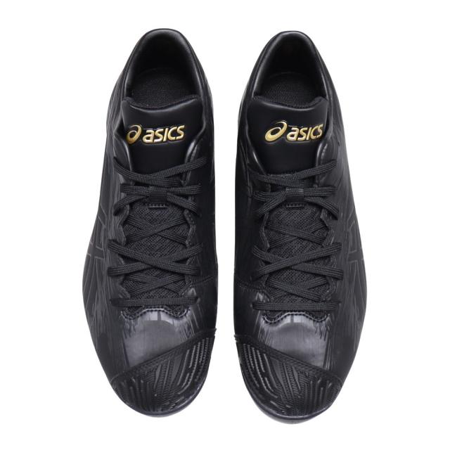 asics 野球用スパイク 黒 アシックス(ASICS)野球 スパイク 黒 樹脂底 ゴールドステージ MA