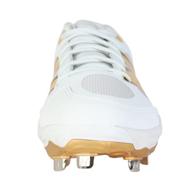 New Balance S01 ホワイト ゴールド スパイク New Balance S01 ホワイト ゴールド スパイク - メルカリ