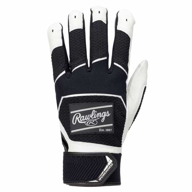 Rawlings ローリングス バッティング手袋 ホワイト Lサイズ - 通販