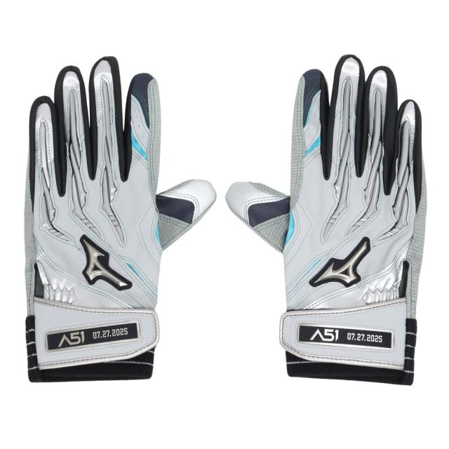 ミズノ(MIZUNO)バッティング用グローブ 野球 ミズノプロ シリコンパワーアーク A51 両手用 1EJEA84705(M…