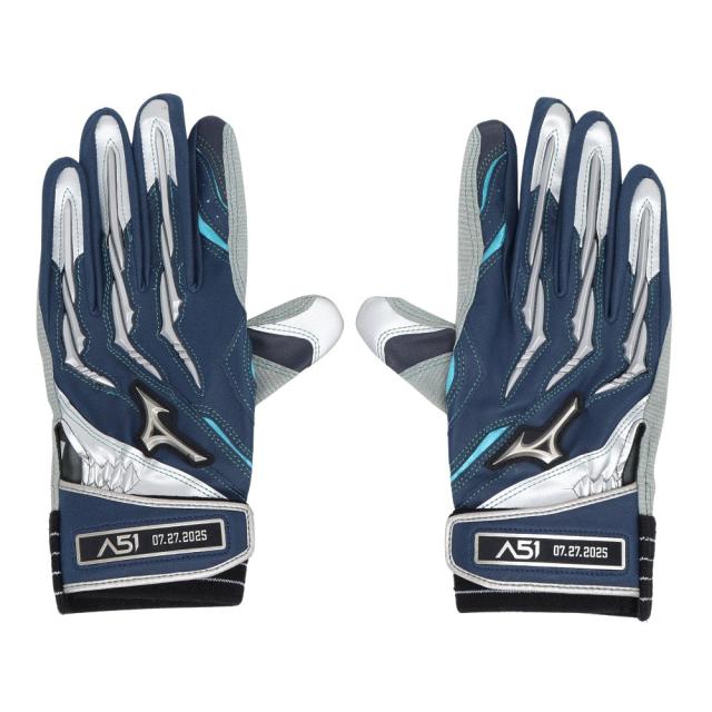 ミズノ(MIZUNO)バッティング用グローブ 野球 ミズノプロ シリコンパワーアーク A51 両手用 1EJEA84714(M…
