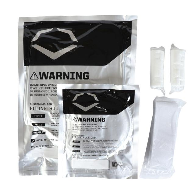 エボシールド(EVOSHIELD)カスタムフィット レッグガード 右打者用 白