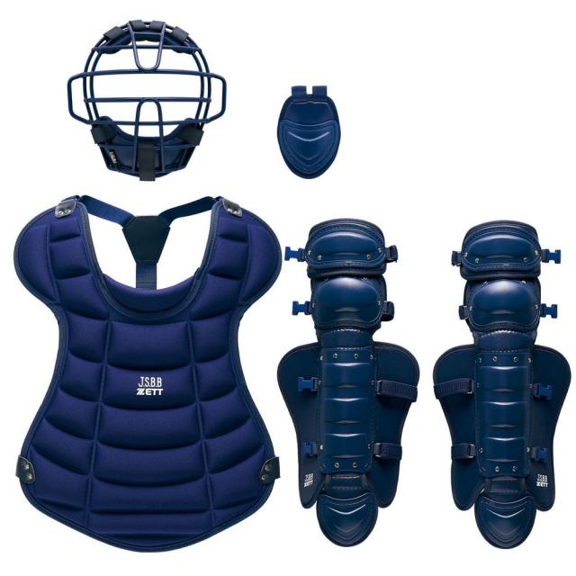 ゼット(ZETT)野球 ジュニア軟式・ジュニアゴムソフト用防具4点セット BL703SET-2900(Jr)