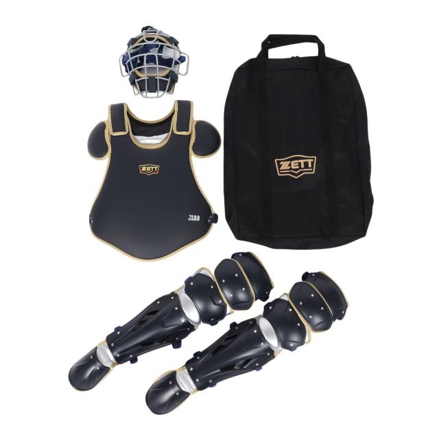 ゼット(ZETT)野球 軟式 キャッチャー 防具 3点セット BL3052-2982(Men’s)