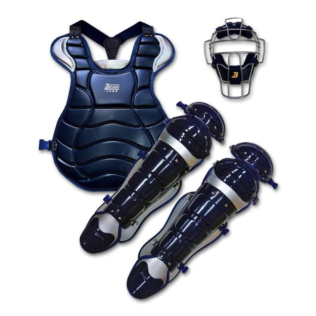 ベルガード(BELGARD)野球 軟式用 キャッチャー 防具 3点セット MPL1550-N.SV(Men’s)
