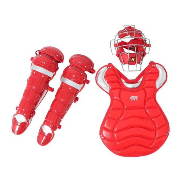 ベルガード(BELGARD)野球 軟式用 キャッチャー 防具 3点セット MPL1550-R.SV(Men’s)