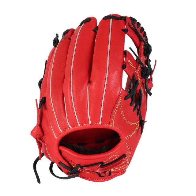 ミズノ(MIZUNO)ソフトボール用グラブ グローブ 内野手用 ウィルドライブ レッド IBE サイズ9 1AJGS32413…