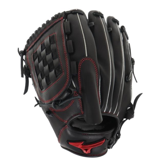 ミズノ(MIZUNO)ソフトボール用グラブ ピッチャー 投手用 グローブ ウィルドライブ レッド 1AJGS27801 09H…