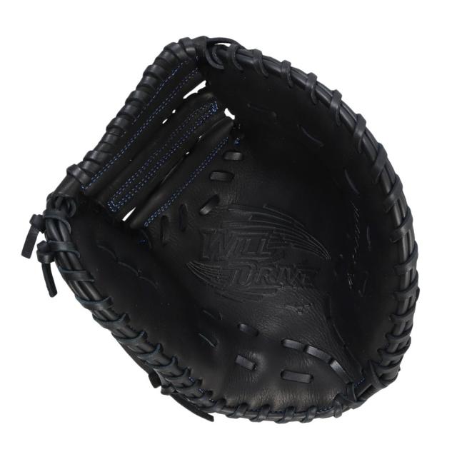 ミズノ(MIZUNO)ジュニア ソフトボール用グラブ グローブ 捕手用 一塁手兼用 ウィルドライブ ブルー 1AJCK3250…