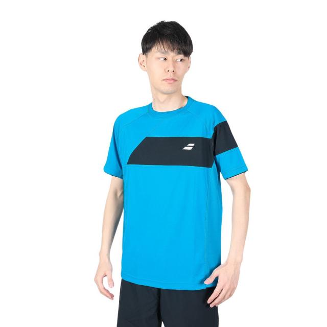 バボラ(BABOLAT)テニスウェア クラブ ショートスリーブ シャツ BUG4311C BL00(Men’s)の通販は 6,160円
