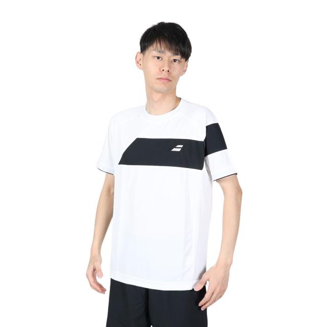 バボラ(BABOLAT)テニスウェア クラブ ショートスリーブ シャツ BUG4311C WH00(Men’s)の通販は 6,468円