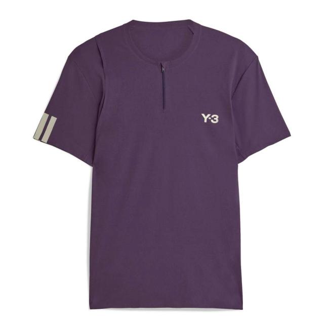 アディダス(adidas)テニスウェア Y-3 Tennis Pro FreeLift ジップ 半袖Tシャツ KKW32-JN…