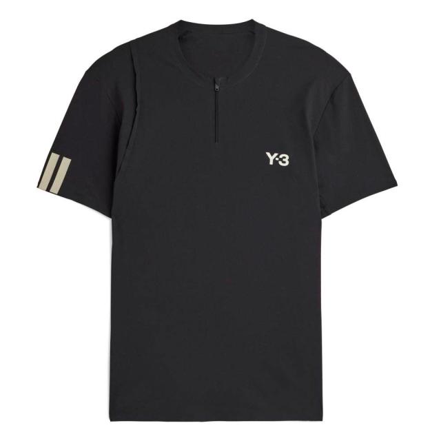 アディダス(adidas)テニスウェア Y-3 Tennis Pro FreeLift ジップ 半袖Tシャツ KKW32-JY…
