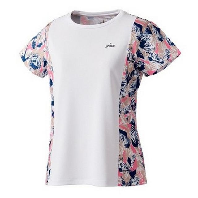 プリンス(PRINCE)テニスウェア ゲームシャツ WS6060 146 WHT(Lady’s)