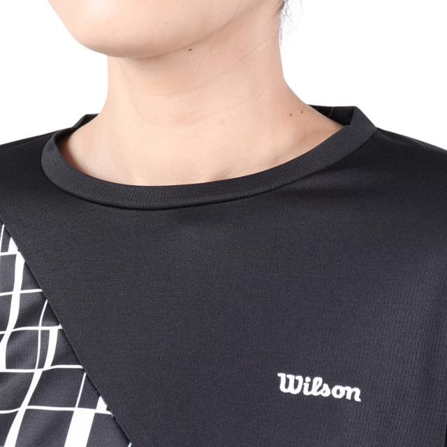 ウイルソン(Wilson)テニスウェア レディース クルーネック長袖T