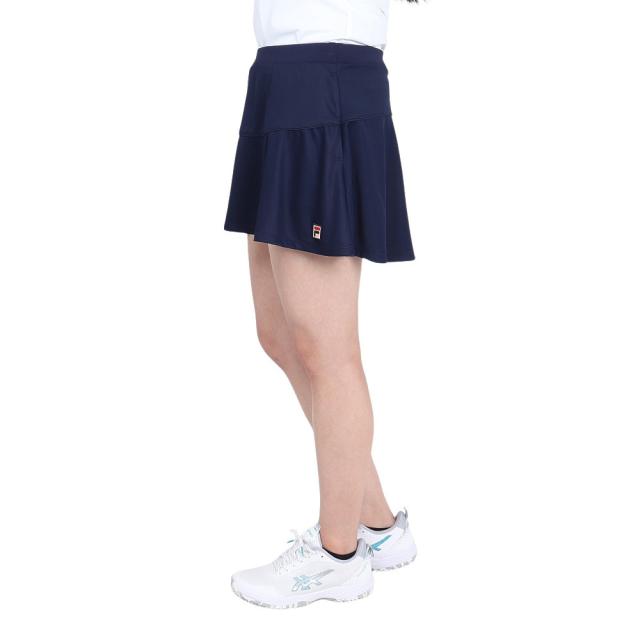 FILA - フィラ　フレアスコート　Mサイズ テニス】ストライプジャガード フレアスコート レディース|FILA