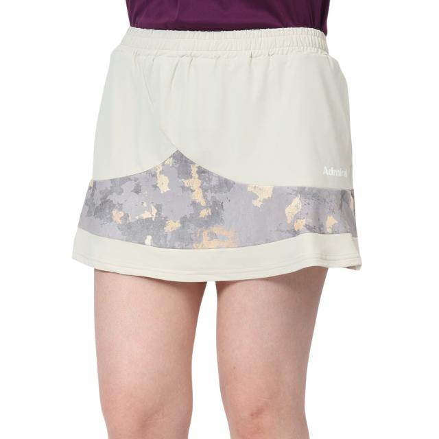 アドミラル(Admiral)テニスウェア レディース ペプラムヘムグラフィックスコート ATLA434-BEG(Lady’s)