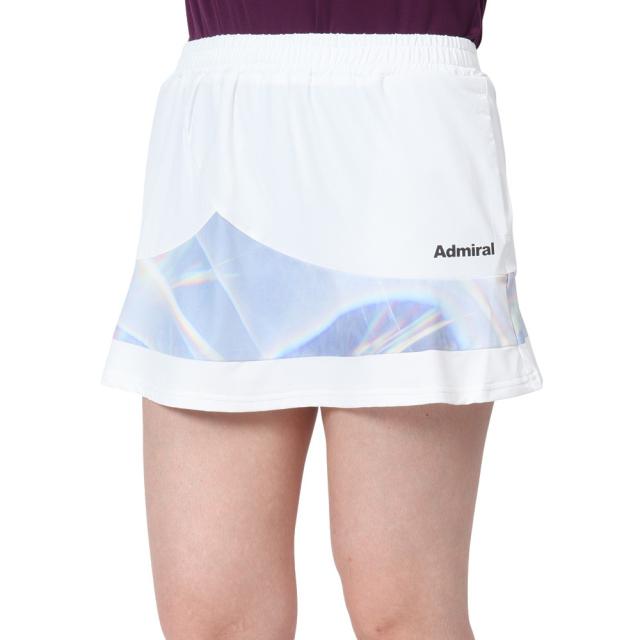 アドミラル(Admiral)テニスウェア レディース ペプラムヘムグラフィックスコート ATLA434-WHT(Lady’s)
