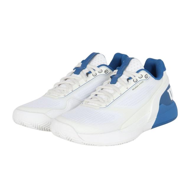 ウイルソン(Wilson)オールコート用 テニスシューズ RUSH PRO 5 AC Wh/Blue WRS338520U(M…