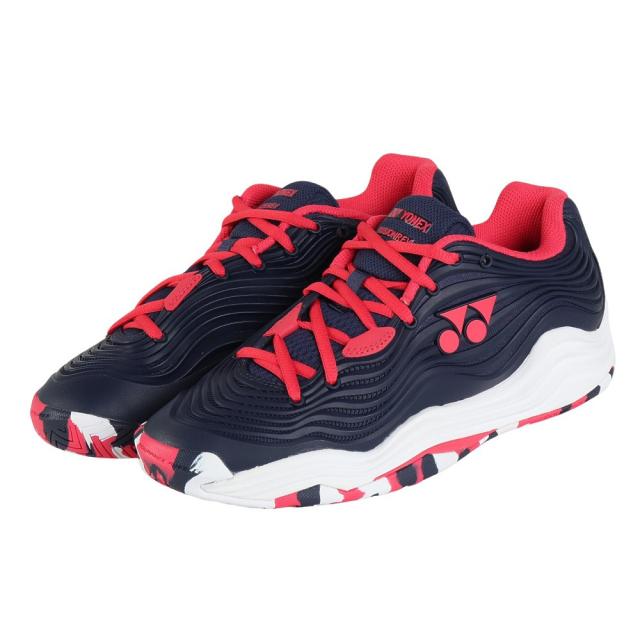 【ポイント5％！5/3 21:00〜22:59限定】ヨネックス(YONEX)オールコート用 テニスシューズ レディース パワークッション フュージョンレブ5 FUSIONREV …