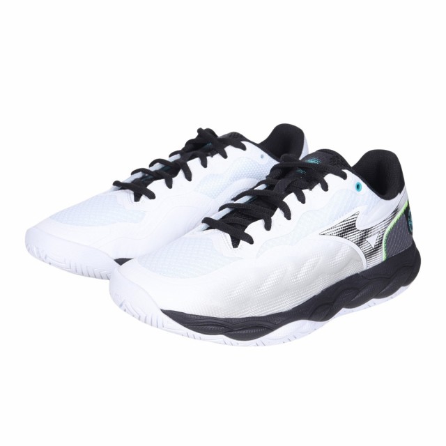 ミズノ(MIZUNO)オールコート用 テニスシューズ ウエーブエンフォースコート WIDE AC 61GA243009(Men…