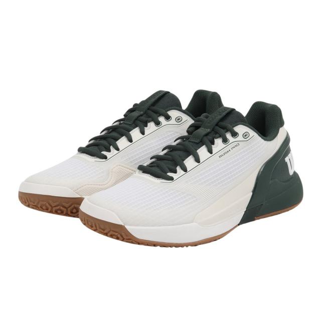 ウイルソン(Wilson)オムニクレーコート用 テニスシューズ RUSH PRO 5 White/Sycamore/Gum1a…