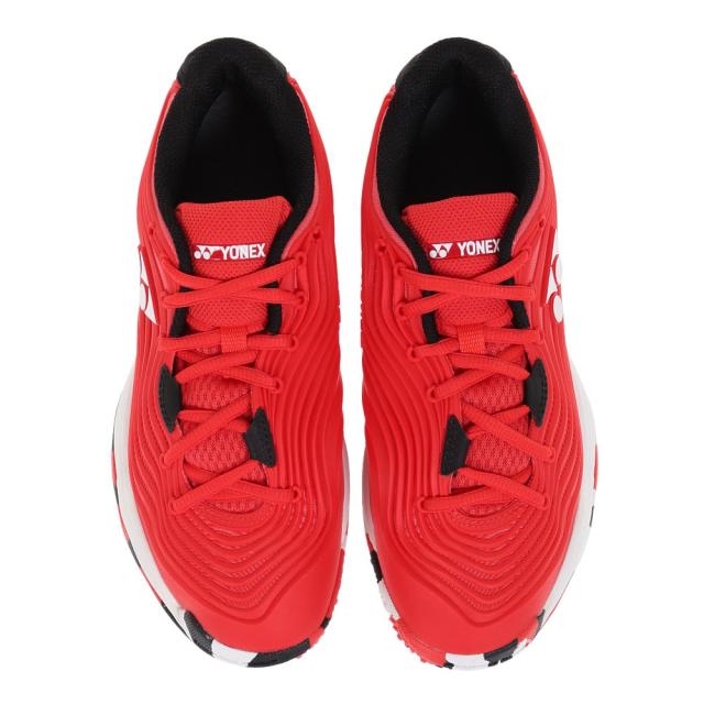 【ポイント5％！5/3 21:00〜22:59限定】ヨネックス(YONEX)オムニクレーコート用 テニスシューズ レディース パワークッション フュージョンレブ5 GC SHTF…_1