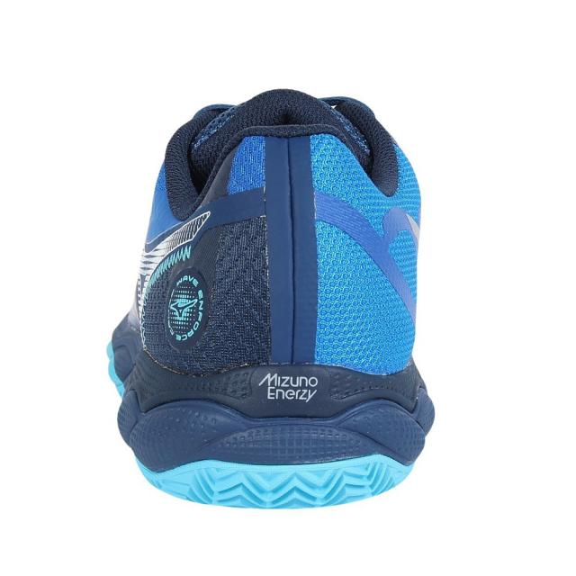 【ポイント5％！5/3 21:00〜22:59限定】ミズノ(MIZUNO)クレー/砂入り人工芝コート用 テニスシューズ ウエーブエンフォースコート WIDE OC 61GB243…_4