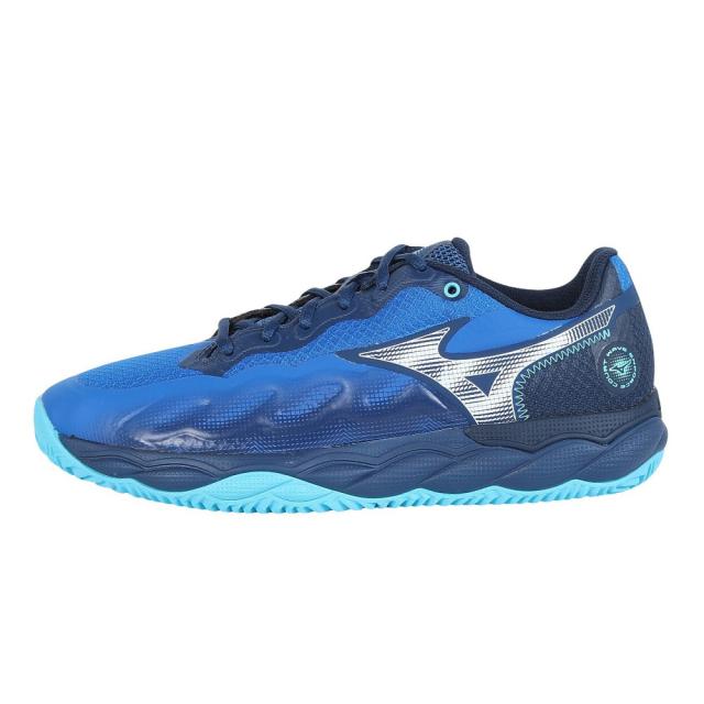 【ポイント5％！5/3 21:00〜22:59限定】ミズノ(MIZUNO)クレー/砂入り人工芝コート用 テニスシューズ ウエーブエンフォースコート WIDE OC 61GB243…_5