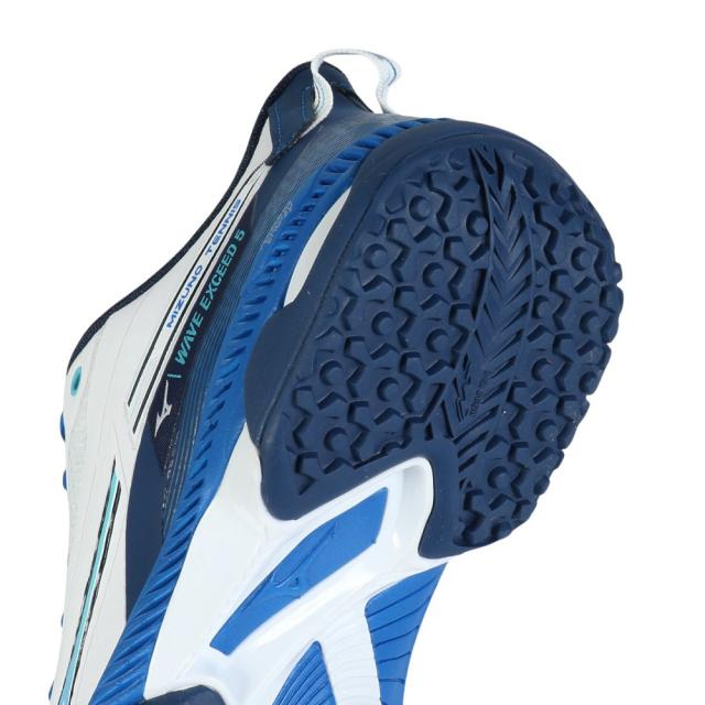 【ポイント5％！5/3 21:00〜22:59限定】ミズノ(MIZUNO)クレー/砂入り人工芝コート用 テニスシューズ ウエーブエクシード5 WIDE OC 61GB231329…_9