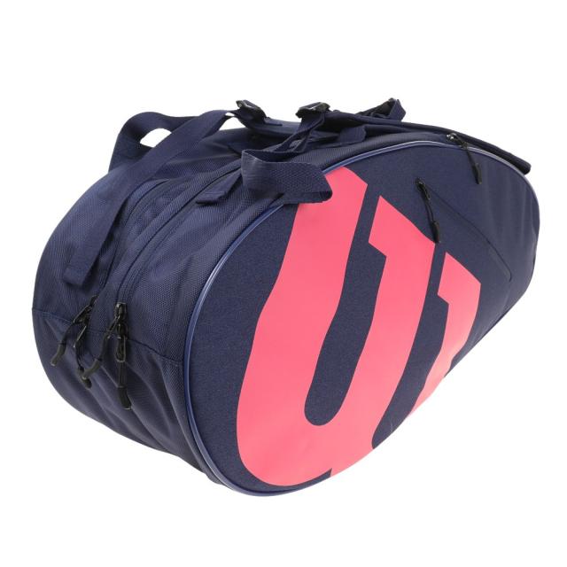 ウイルソン(Wilson)テニス ラケットバッグ TEAMJ 6PK RACKET BAG NVY/PNK WR8021603… 5,384円