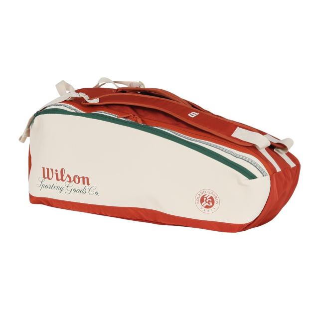 ウイルソン(Wilson)テニス バッグ ROLAND GARROS 2026 9PK ラケットバッグ Cream WR805…_1