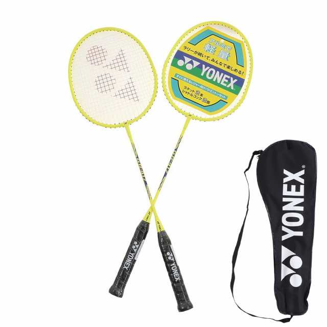 ヨネックス(YONEX)バドミントンラケット 2本セット シャトル ケース 