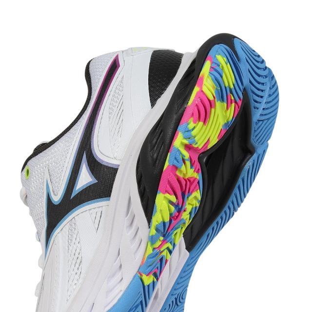 ミズノ FANG WAVE FIT ウエーブファング2 24.5㎝ バドミントンシューズ Mizuno バドミントンシューズ 2 ウエーブファング2フィット シューズ