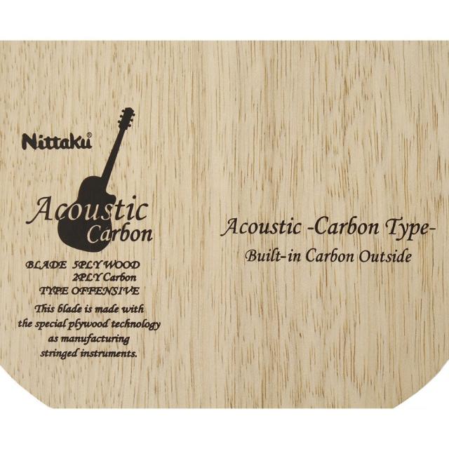【ポイント15％！】ニッタク(Nittaku)卓球ラケット アコースティックカーボン FL NC-0385(Men’s、Lady’s、Jr)_3