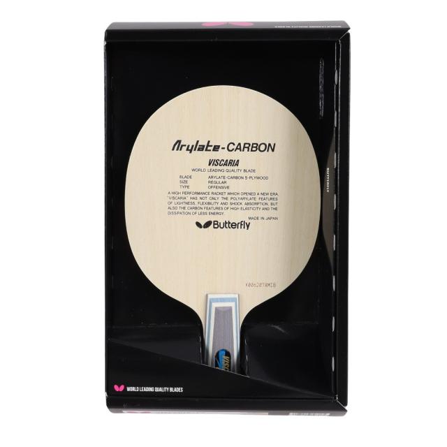 バタフライ(Butterfly)卓球ラケット シェイク ビスカリア CS 24010(Men’s、Lady’s、Jr)