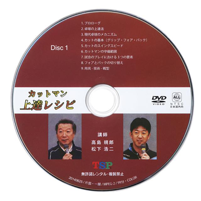 ティーエスピー(TSP)DVD カットマン上達レシピ 45691(Men’s、Lady’s、Jr)