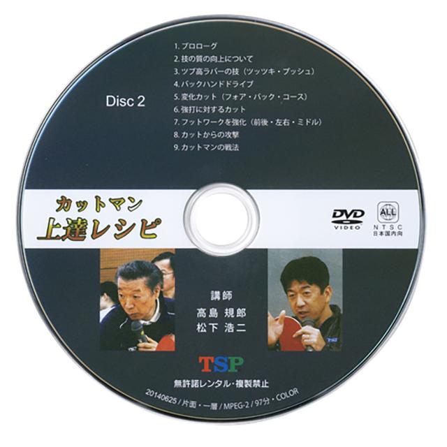 ティーエスピー(TSP)DVD カットマン上達レシピ 45691(Men’s、Lady’s、Jr)