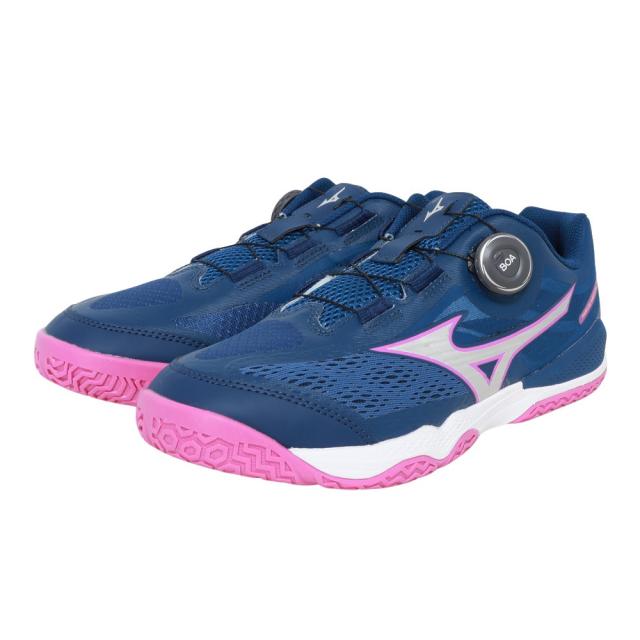 ミズノ(MIZUNO)卓球シューズ ウエーブメダル8 WAVE MEDAL 8 BOA 81GA269202(Men’s、La…