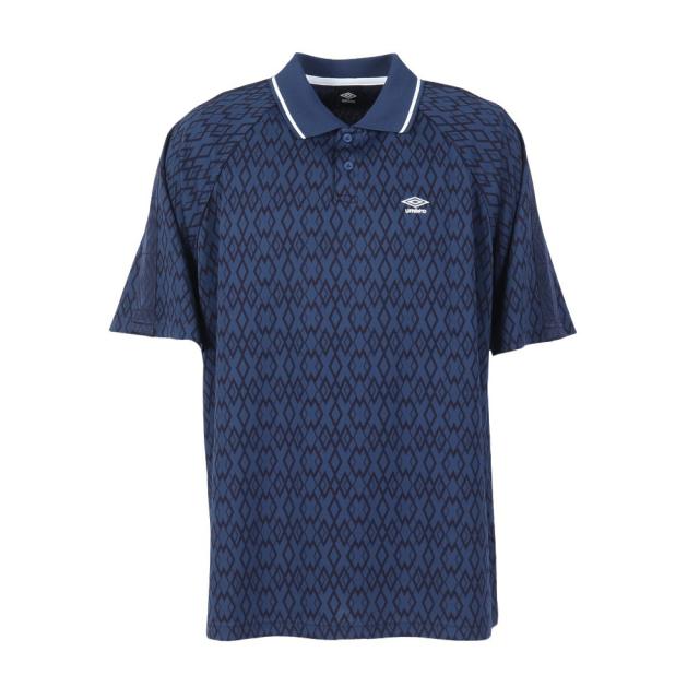 アンブロ(UMBRO)サッカーウェア AWAY DAYS ジャガード半袖プラクティスシャツ UF5FHT52M NV00(Me…