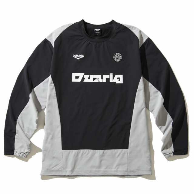 デュアリグ(DUARIG)サッカーウェア 裏メッシュ長袖ピステ 4F0005-SCWR-741EG BLK(Men’s)