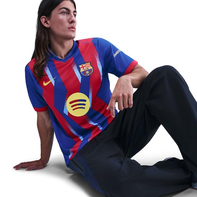 ナイキ(NIKE)FCバルセロナ 2025/26 スタジアム フォースドライフィット レプリカ ユニフォーム FZ1304-4…_4