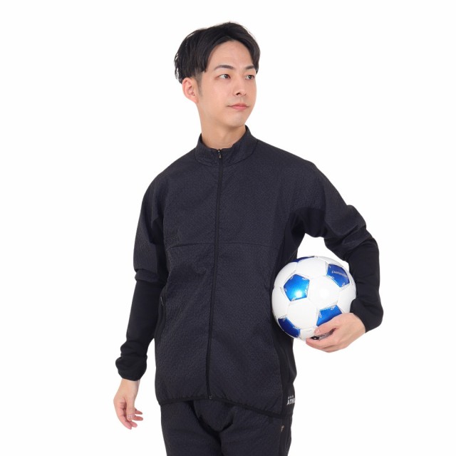 アスレタ(ATHLETA)サッカー フットサルウェア ハイブリッド3Dエンボスジャケット REI-1162 BLK(Men’s)