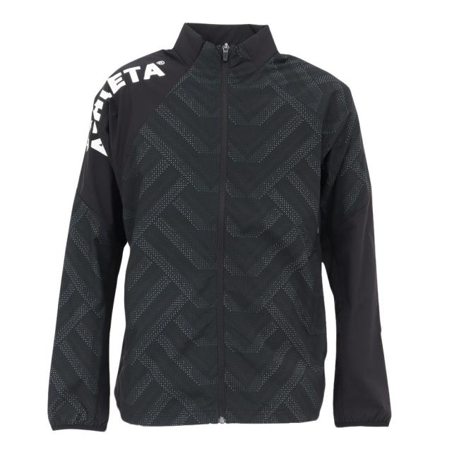 アスレタ(ATHLETA)サッカー フットサルウェア 裏地付きストレッチウインドジャケット24f 02415 BLK(Men’…