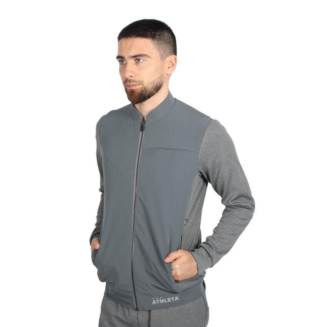 アスレタ(ATHLETA)サッカー フットサルウェア クラブジャージジャケット REI-1153 GRY(Men’s)の通販は